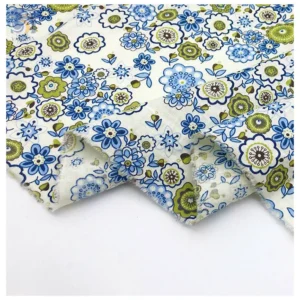 YX2371 Custom Floral Printed 100% Cotton Lawn Fabric Lightweight Combed Woven Fabric for Dresses and Shirts