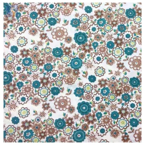 YX2371 Custom Floral Printed 100% Cotton Lawn Fabric Lightweight Combed Woven Fabric for Dresses and Shirts