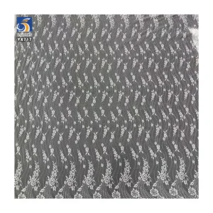 YX717 Cheap High Quality 150CM*300CM White 100% Polyester Eyelash Lace Fabric for Underwear Tablecloth Home Textile