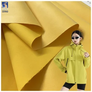 YX2750 120gsm 150D Matte High Stretch Fabric 100% Polyester Waterproof Outdoor Windbreakers Fabric