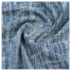 YX2423 Wholesale Cotton Polyester Denim Fabrics Jean Jacket Skirts Washed Jacquard Japanese Denim Fabric