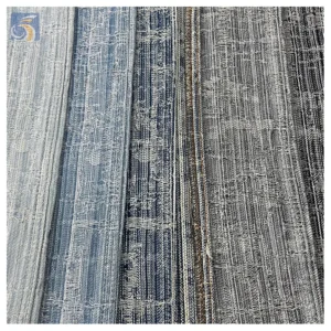 YX2423 Wholesale Cotton Polyester Denim Fabrics Jean Jacket Skirts Washed Jacquard Japanese Denim Fabric
