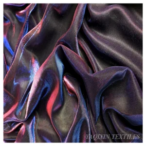 YX2138 100% Polyester Metallic Lurex Mesh Fabric Shiny Stretch Moonlight Fabric for Party Evening Dress