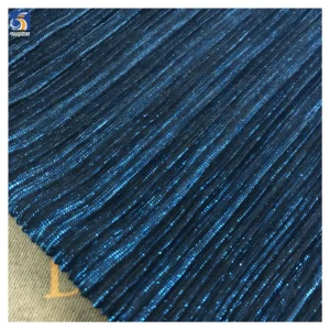 YX2138 100% Polyester Metallic Lurex Mesh Fabric Shiny Stretch Moonlight Fabric for Party Evening Dress
