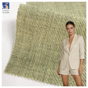 SL1856 280g New Fashion Suit Fabric for Women 65% Polyester 30% Rayon 5% Spandex Blend Stretch Twill Suit Fabric