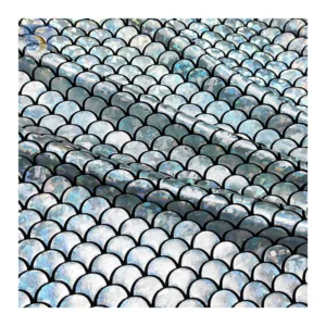 Foil Printed Glitter Fish Scale Pattern Stage Dress Shiny Stretch Fabric Novel Design Mermaid for Child Custom Spandex Fabric