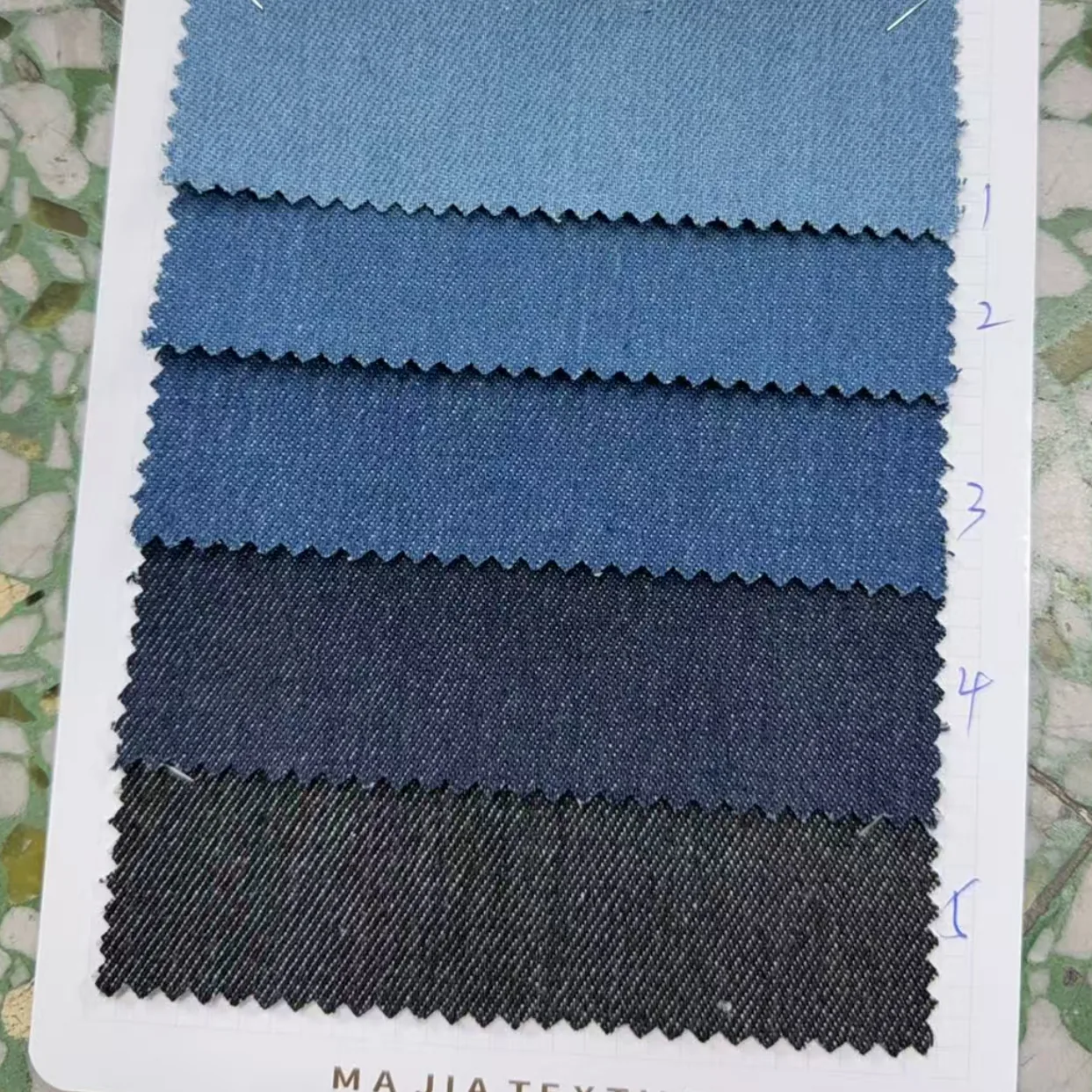 Dark Blue Color Japanese Selvedge Raw Denim Fabric Wholesale Heavyweight Polyester Cotton Denim Fabric 370g