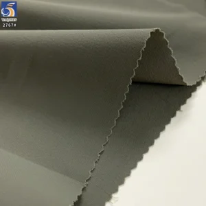 YX2767 130gsm 70D 40D 88% Nylon 12% Spandex 4 Way Stretch Matte Plain Weave Fabric for Outdoor Jackets
