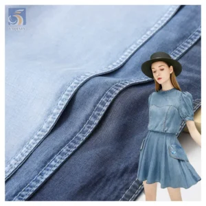 Dark Blue Color Japanese Selvedge Raw Denim Fabric Wholesale Heavyweight Polyester Cotton Denim Fabric 370g