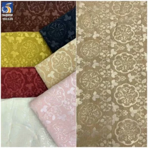 YX1529 Fashion Animal Pattern Chenille Textured Jacquard Brocade Fabric for Dress