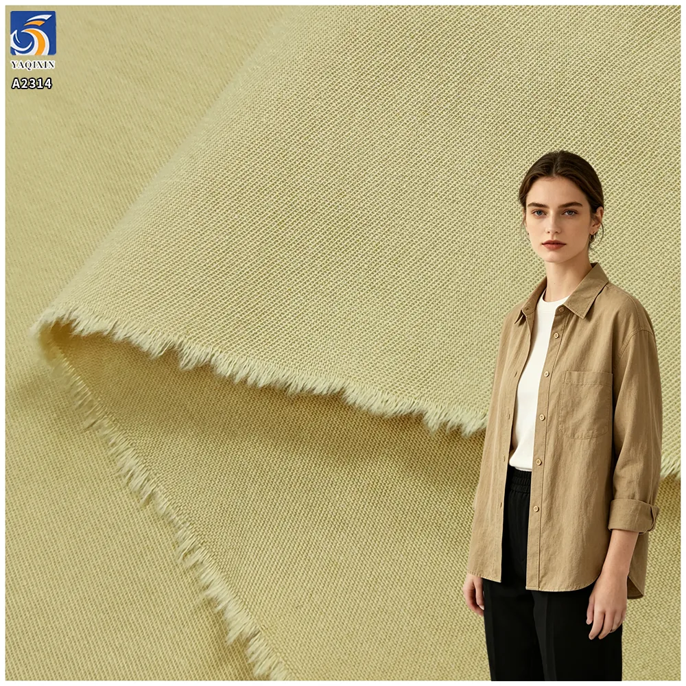 A2314 Wholesale 160gsm Twill 50% Cotton 50% Polyester Modal Fabric China for Garments Jacket Dress