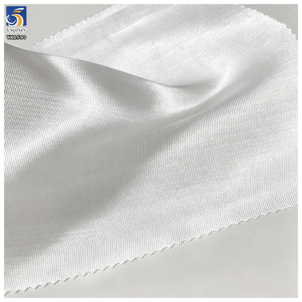 YX1590 Thick Organza Fabric 110GSM Glossy Stiff Material for African Fashion Dresses Gowns and Garment Making