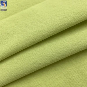 YX2085 140gsm 70D Crinkle 88% Nylon 12% Spandex 4 Way Stretch Textured Stripe Fabric for Outdoor Casual Pants