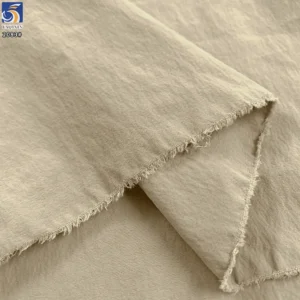 YX2083 180gsm Nylon Spandex 4 Way Stretch Crinkle Fabric for Light Outdoor Jackets Pants and Trench Coats