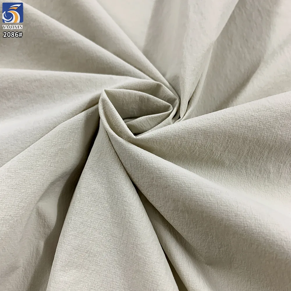YX2086 110gsm Lightweight 88% Nylon 12% Spandex Fabric 4 Way Stretch Water Resistant for Outdoor Shell Jackets