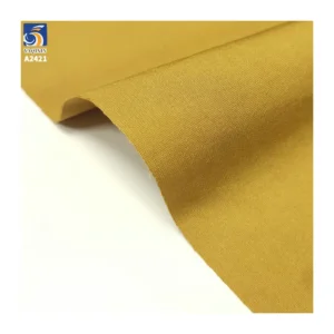 A2421 170g/m² 45% Cotton and 55% Nylon Blended Dark Bamboo Plain Poplin Fabric Poplin Cotton Dresses Fabric for Woman
