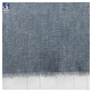 A8886 280g Newly Manufactured Woven Solid Color Washed Martin Canvas Fabric New 100 Cotton Canvas Shirt Clothing Fabrics