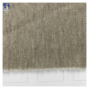 A8885 7*7 400g Heavy Weight No-Wash Cotton Soft Twill Fabric Top Quality 100% Cotton Twill Fabric for Garments