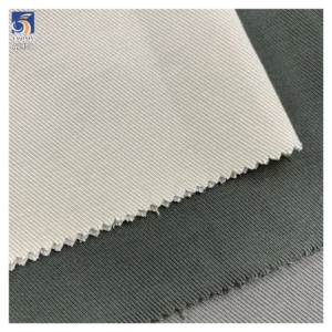 A2478 Cheap 180g/m Twill Sand Washing Fabric Beige Woven 60% Lyocell 40% Cotton Twill Pants Fabric Sales by the Meters