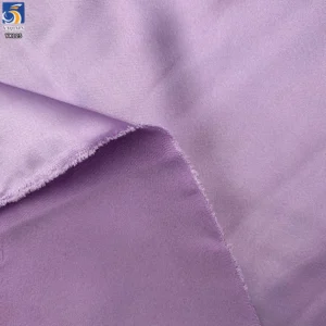 YX125 Wholesale Woven Satin Wrinkle Free Fabric 170gsm Soft Glossy Thick Polyester Satin Fabric