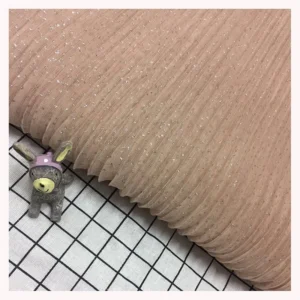 YZT005 in Stock Polyester Silver Stardust Glitter Pleated Mesh Tulle Fabric for Bridal Wedding