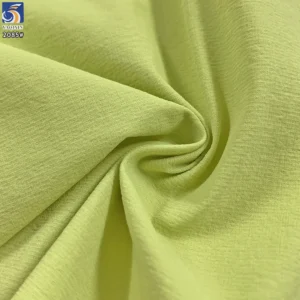 YX2085 140gsm 70D Crinkle 88% Nylon 12% Spandex 4 Way Stretch Textured Stripe Fabric for Outdoor Casual Pants
