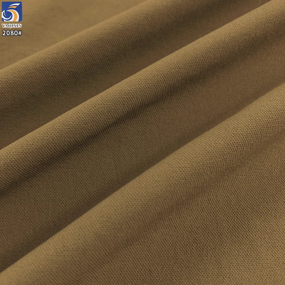 YX2080 180gsm Double Sided Twill 90% Nylon 10% Spandex Fabric High Stretch for Outdoor Jackets and Wide Leg Pants
