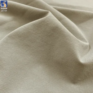 YX2070 140gsm 70D Mini Grid 90% Nylon 10% Spandex Fabric 4 Way Stretch Matte Water Repellent Outdoor Fabric