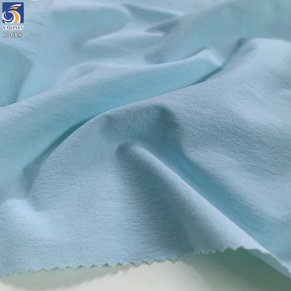 YX2068 150gsm Quick Dry 92% Nylon Stretch Fabric Crinkle Texture 4 Way Stretch for Activewear and Hiking Wear
