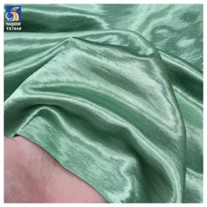 YX704 Readymade 180gsm 100% Polyester Soft Satin Fabric Imitation Acetate With Bright Satin Finish