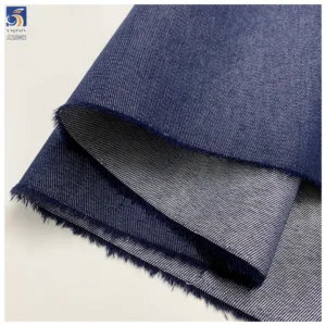 A2502 100D 150gsm Lightweight Washed Denim Look Fabric Cotton Polyester Lyocell Blend 178cm Jacket Coat Pant Fabric