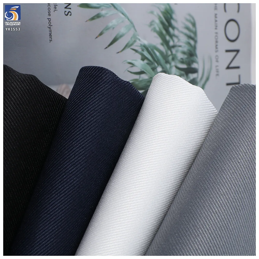 YX1553 100% Polyester Gabardine Twill Fabric 150D X 300D for Workwear Uniforms Vests and Aprons