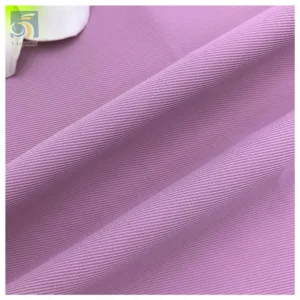 240gsm 100%Polyester Double Twill Fabric Lining Chiffon Peacock Twill Fabric Wide Leg Pants Small Suit Fabric for Woman