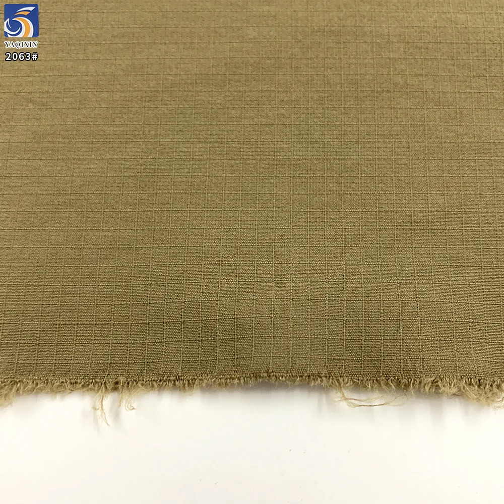 YX2063 185gsm Nylon Spandex Mountaineering Fabric Matte Jacquard Mini Grid Texture 4 Way Stretch Fabric for Hiking Wear