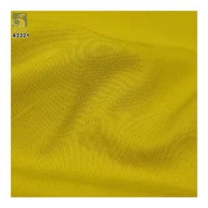 A2321 Wholesale Price 150gsm 50% Polyester Modal and 50% Cotton Fabric Washed Soft Touch Cavalry Twill Fabric