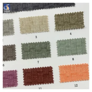 A8889 150cm 250g China Wholesale Jacquard Plaid 100% Cotton Fabric Woven Cotton Plaid Pants Fabrics