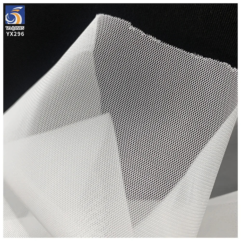 YX296 High Quality Lightweight 100% Polyester 30D Soft Tulle Mesh Fabric for Kids' Wedding Dresses and Garments for Girls