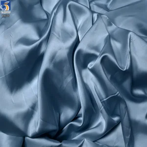 YX125 Wholesale Woven Satin Wrinkle Free Fabric 170gsm Soft Glossy Thick Polyester Satin Fabric