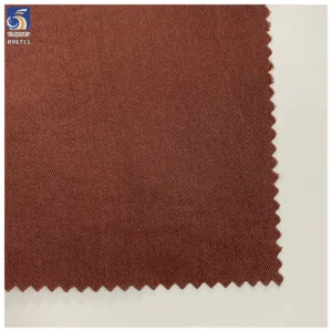 DV6711 Competitive Price 160gsm Breathable Sand-Washed 100% Polyester Dark Red Twill Fabric for Yamamoto Pant Shirts