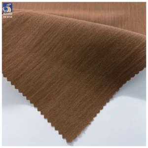 DV-6714 Cheap Wholesale 135g Brown Fashion 70% Polyester 30% Nylon Micro Crinkle Chiffon Fabric Airy for Womens Blouse RTS