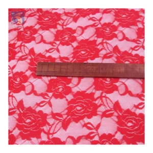 Wholesale Prices Nylon Spandex Multicolor Rose Floral Stretch Chantilly Lace Fabric for Woman Shirt