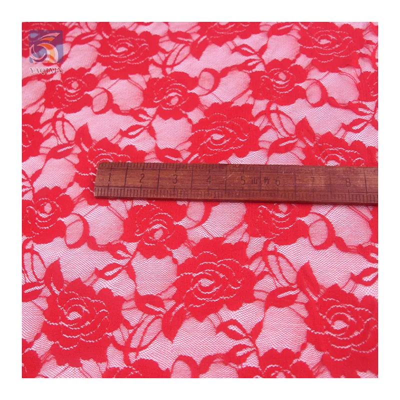 Wholesale Prices Nylon Spandex Multicolor Rose Floral Stretch Chantilly Lace Fabric for Woman Shirt