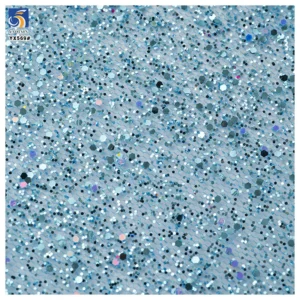 YX569 Multicolor 2025 Large Glitter Fabric Knit Mesh Sparkle Shiny Glitter Mesh Fabric for Wedding Bride Dresses