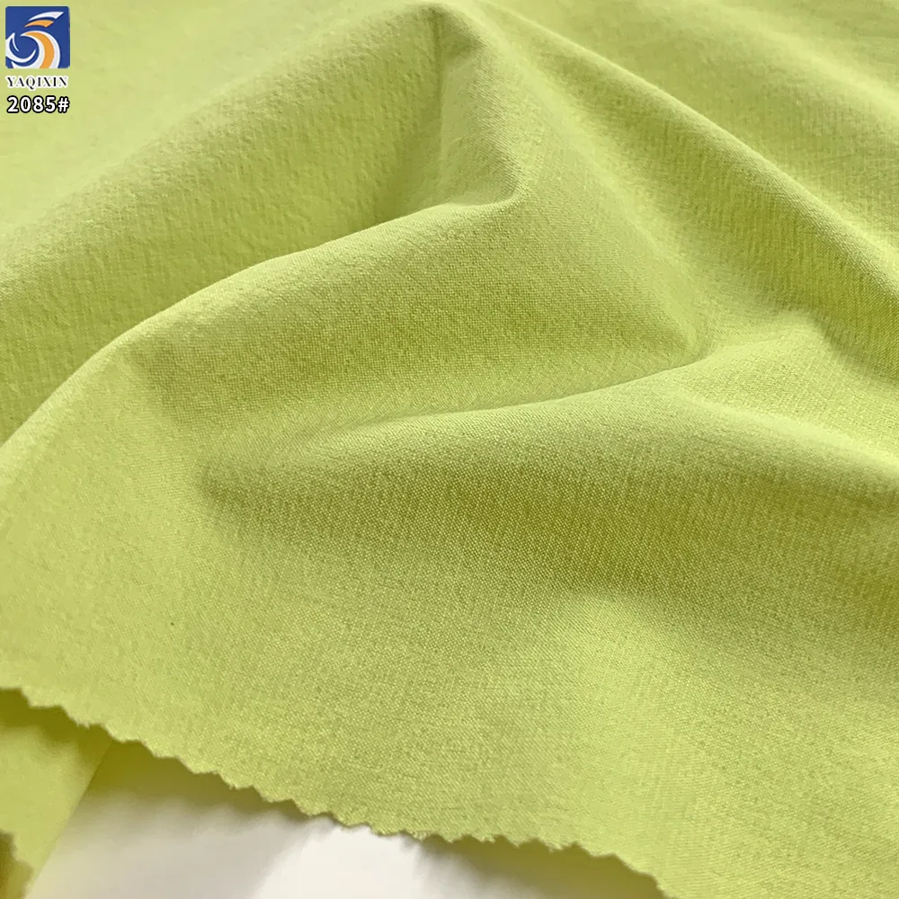 YX2085 140gsm 70D Crinkle 88% Nylon 12% Spandex 4 Way Stretch Textured Stripe Fabric for Outdoor Casual Pants
