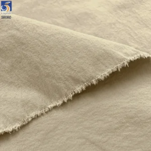YX2083 180gsm Nylon Spandex 4 Way Stretch Crinkle Fabric for Light Outdoor Jackets Pants and Trench Coats