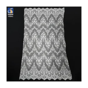 YX841 Multicolor Supply Wholesale Low Price Eyelash Lace Fabric 150CM*300CM Polyester Skirt Lace Eyelash Fabric Cheap