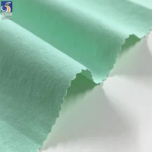 YX2068 150gsm Quick Dry 92% Nylon Stretch Fabric Crinkle Texture 4 Way Stretch for Activewear and Hiking Wear