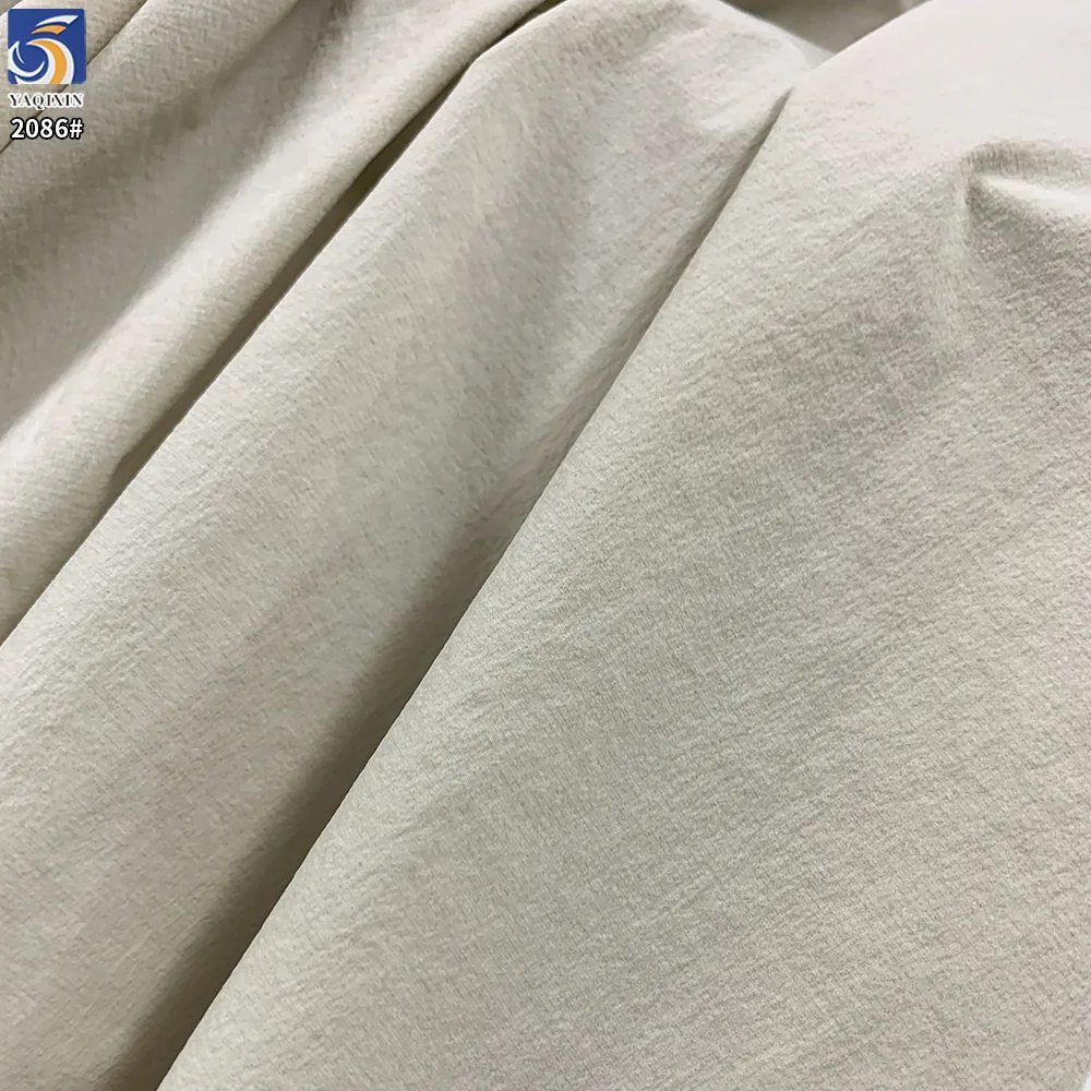 YX2086 110gsm Lightweight 88% Nylon 12% Spandex Fabric 4 Way Stretch Water Resistant for Outdoor Shell Jackets