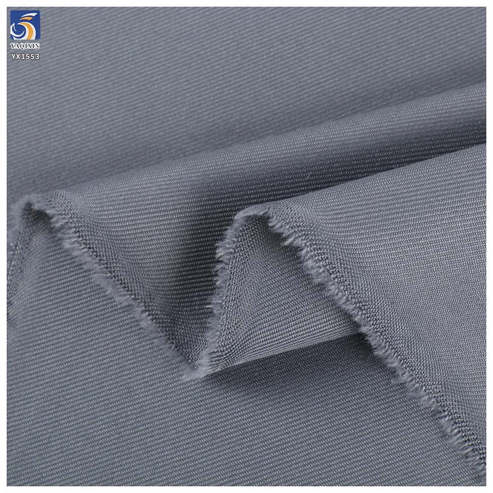 YX1553 100% Polyester Gabardine Twill Fabric 150D X 300D for Workwear Uniforms Vests and Aprons