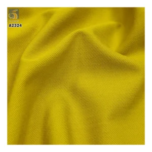A2324 Wholesale 150gsm 50% Cotton 50% Modal Woven Fabric Mercerized Cotton Cavalry Twill Fabric for Shirt Dress